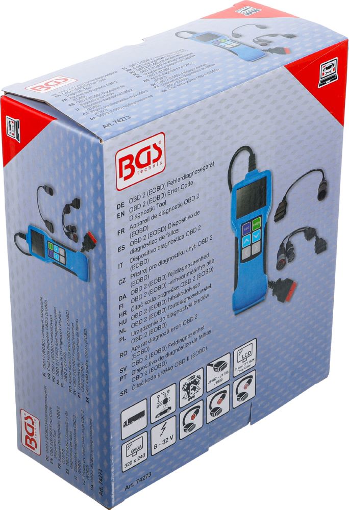 Produktbild BGS OBD 2 (EOBD) Fehlerdiagnosegerät für Lkw bild 5