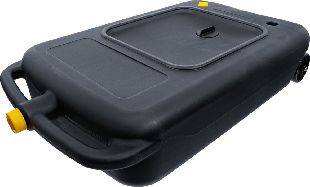 Produktbild BGS Öl Auffang Kanister mit Ausgießer fahrbar 40 Liter