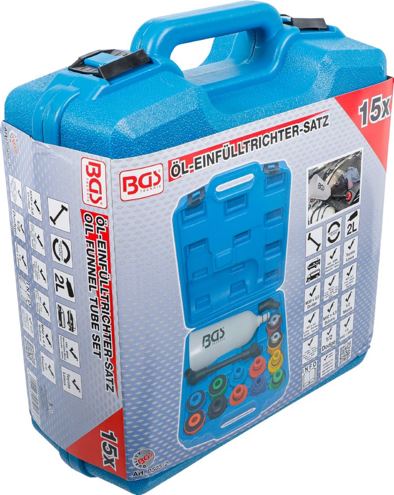 Produktbild Öl-Einfülltrichter Satz Kunststoffausführung 15 teilig bild 6