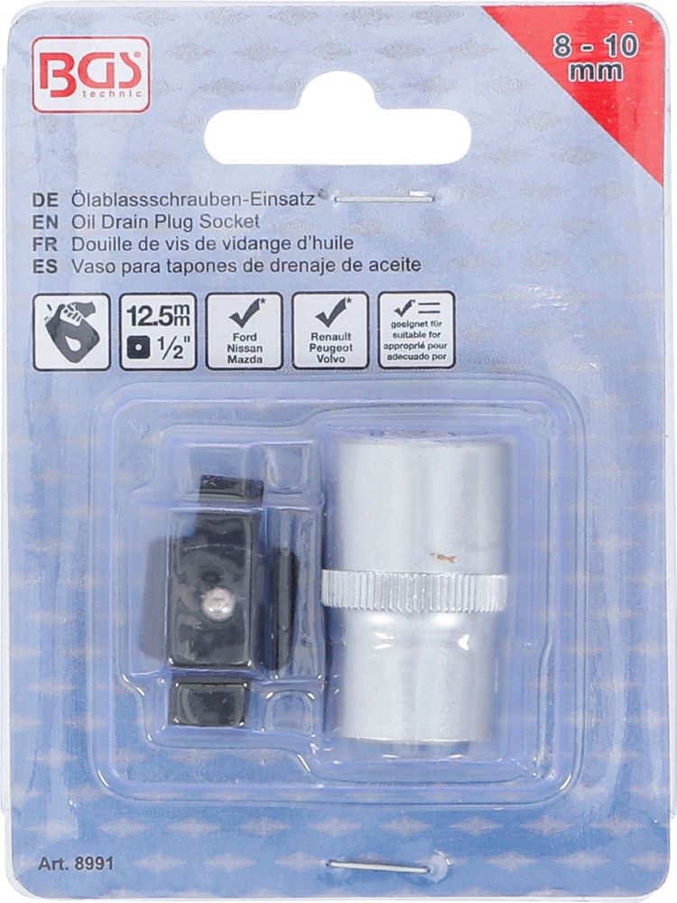 Produktbild Ölablassschrauben Einsatz Vierkant 8 mm / 10 mm bild 4