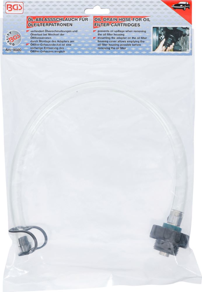 Produktbild Ölfilter Ablassschlauch für Ölfilterpatronen für VAG 1.8, 2.0 Benzin bild 3