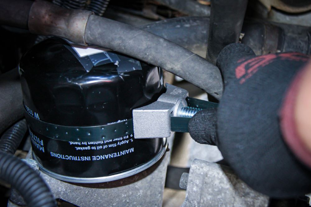 Produktbild Ölfilter Bandschlüssel Federbandstahl Alu-Druckguss Durchmesser 60 - 105 mm bild 3