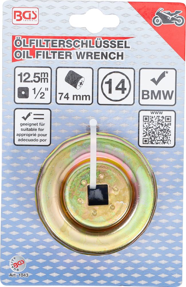 Produktbild BGS Ölfilterschlüssel 14-kant Durchmesser 74 mm für BMW-Motorräder bild 4