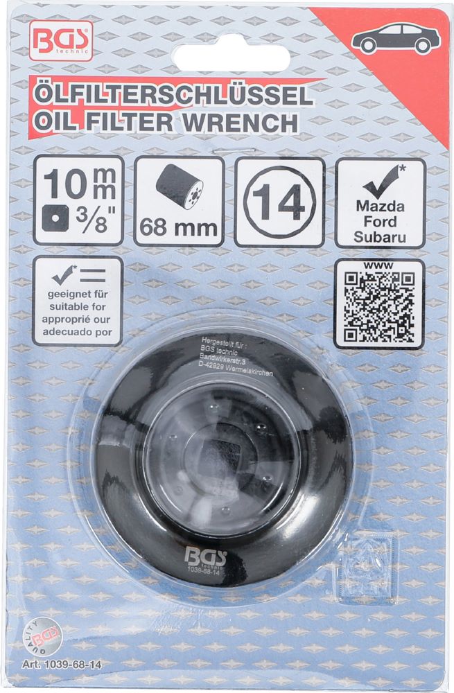 Produktbild Ölfilterschlüssel 14-kant Durchmesser 68 mm für Ford, Mazda, Subaru bild 4