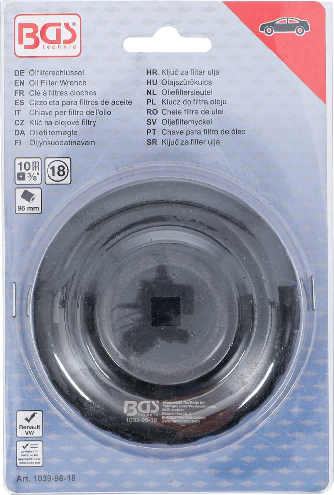 Produktbild Ölfilterschlüssel 18-kant Durchmesser 96 mm für Renault, VW bild 4