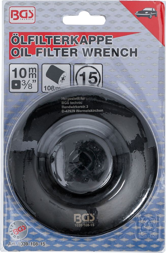 Produktbild Ölfilterschlüssel 15-kant Durchmesser 108 mm für Volvo Diesel bild 4