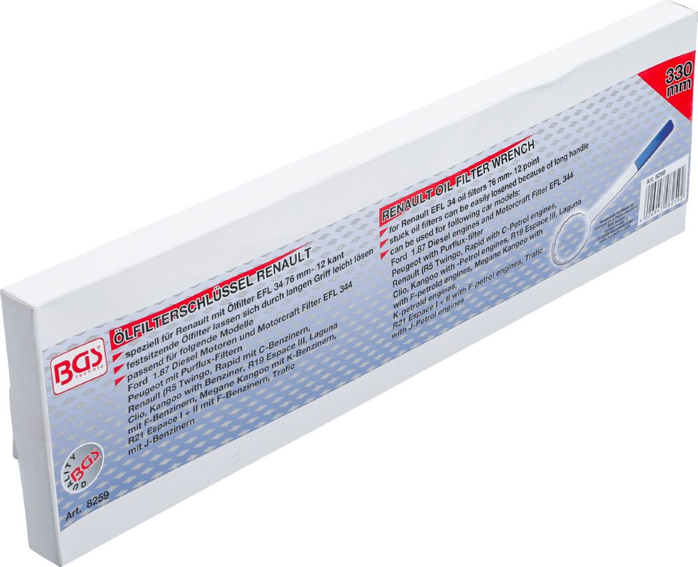 Produktbild Ölfilterschlüssel Zwölfkant für Renault 76 mm bild 3