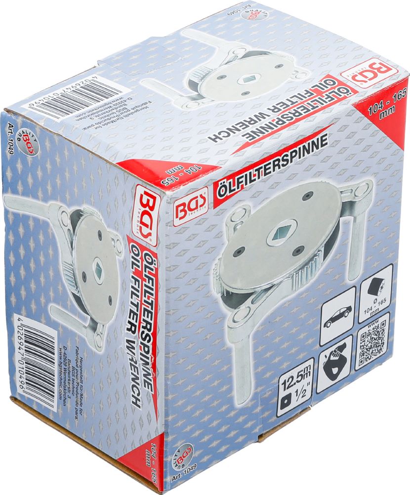 Produktbild Ölfilterspinne 3-armig für Ölfilter Durchmesser 115 - 160 mm bild 4