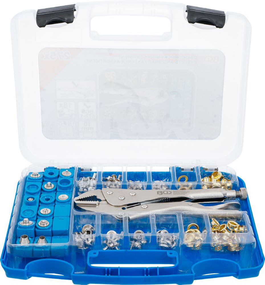 Produktbild BGS Ösen-Druckknopf Sortiment 275 teilig