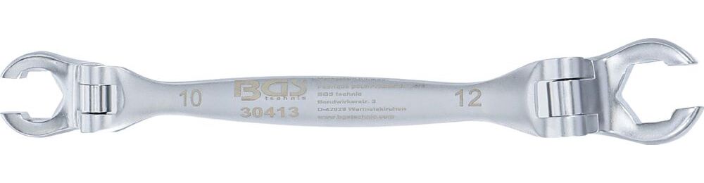 Produktbild BGS Doppel Ringschlüssel für Bremsleitungen und Gelenke 10 x 12 mm bild 3