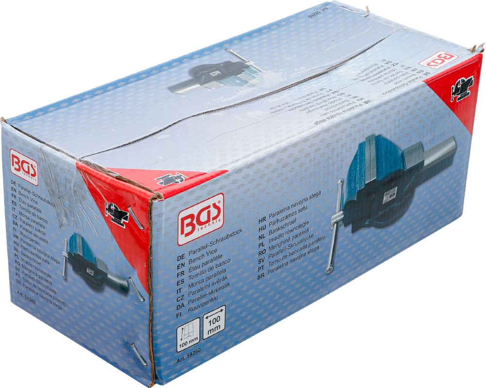 Produktbild BGS Parallel Schraubstock 100 mm Spannbacken bild 7