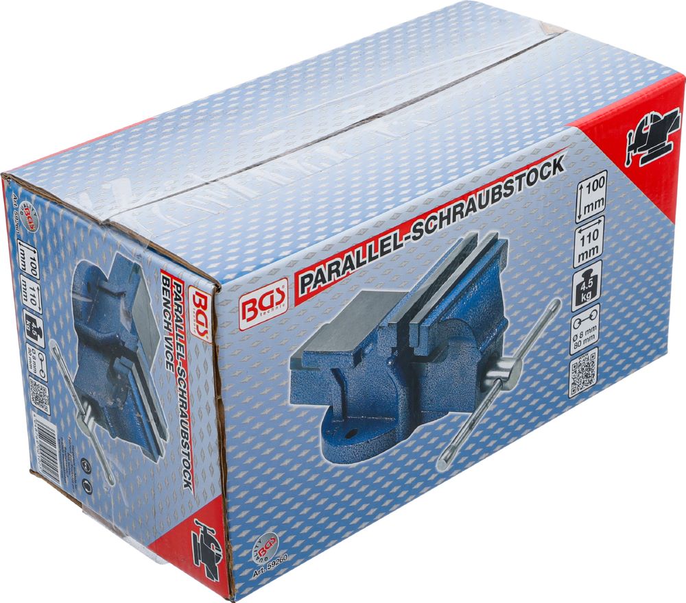 Produktbild BGS Parallel Schraubstock 100 mm Spannbacken bild 7