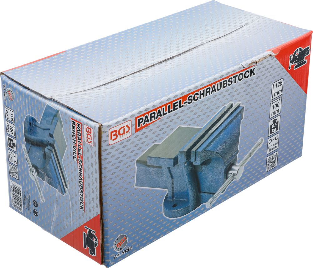 Produktbild BGS Parallel Schraubstock 125 mm Spannbacken bild 7