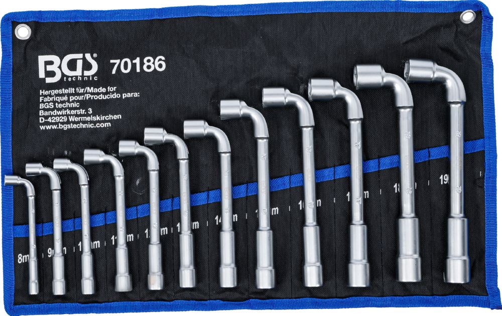 Produktbild BGS Pfeifenkopfschlüssel Satz 8 - 19 mm 12 teilig