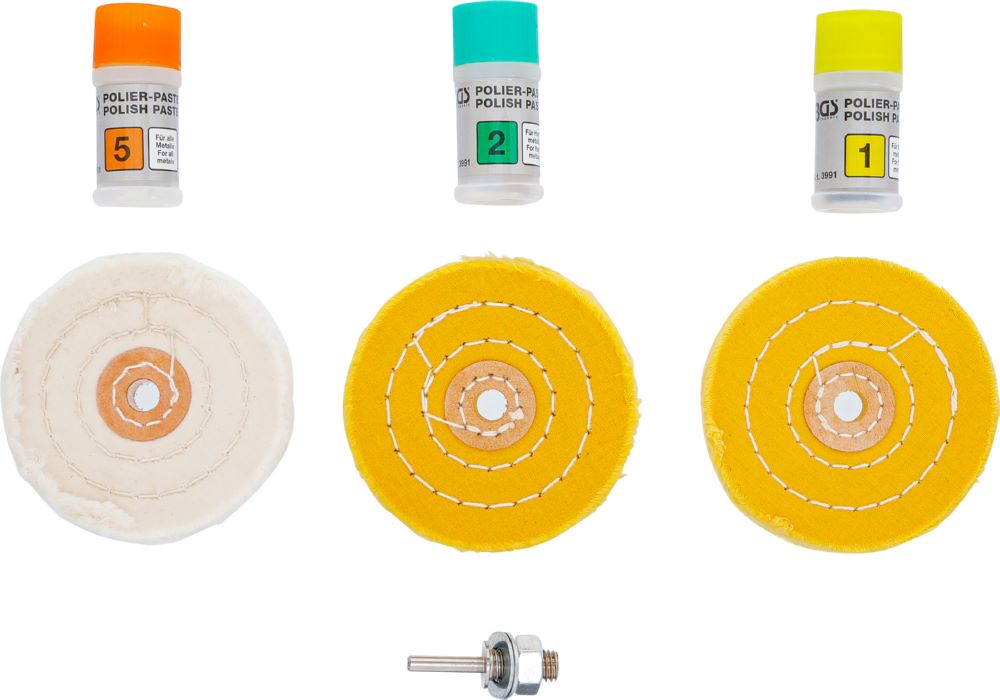 Produktbild Polier Sortiment für harte Metalle 7 teilig bild 2