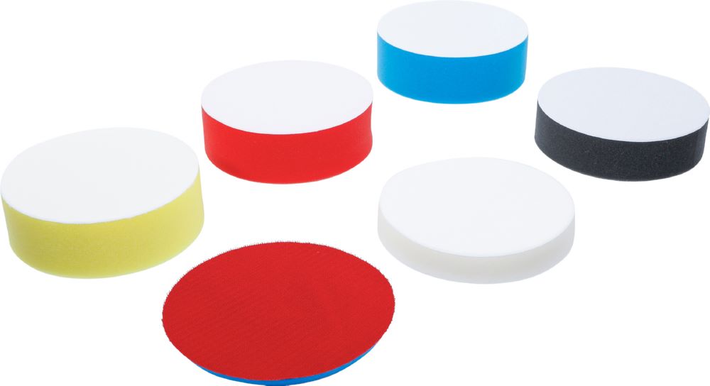 Produktbild Polierschwamm Satz Durchmesser 150 mm 6 teilig bild 3