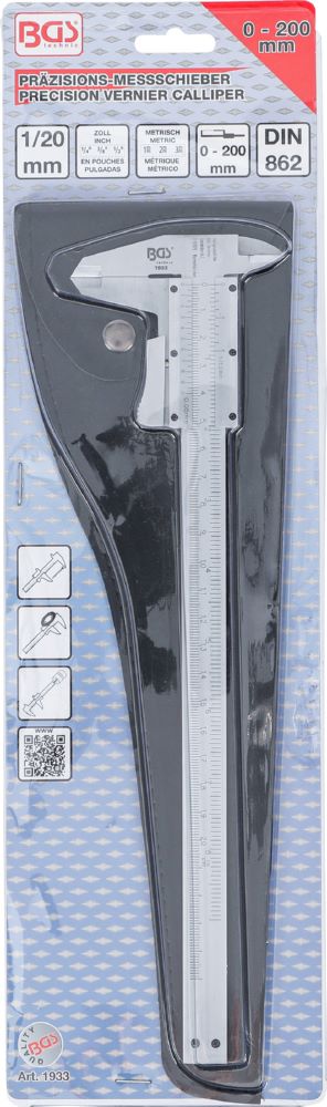 Produktbild BGS Präzisions Messschieber 0 - 200 mm bild 4