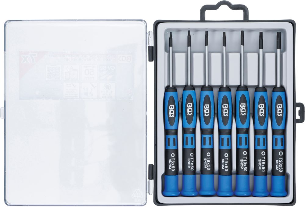 Produktbild BGS Präzisions Schraubendreher Satz T-Profil für Torx 7 teilig bild 1