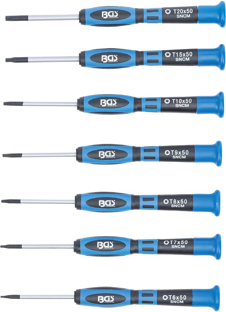 Produktbild BGS Präzisions Schraubendreher Satz T-Profil für Torx 7 teilig bild 3