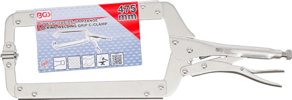 Produktbild BGS Punktschweiß Gripzange 475 mm bild 5