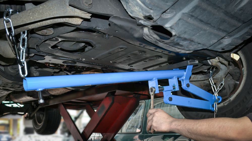 Produktbild BGS Querlenker Hebelwerkzeug mit Kette bild 2