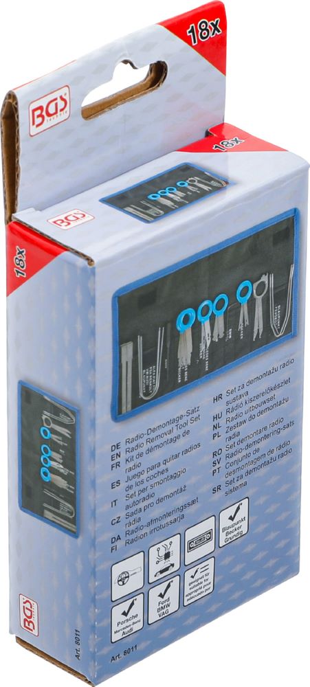 Produktbild BGS Radio Demontage Satz 18 teilig bild 6