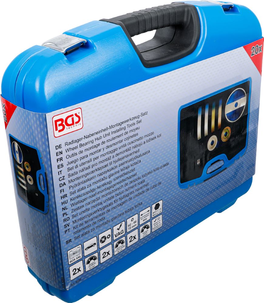 Produktbild BGS Radlager Nabeneinheit Montagewerkzeug Satz für VAG Lagereinheit-Ø 62, 66, 72mm bild 6