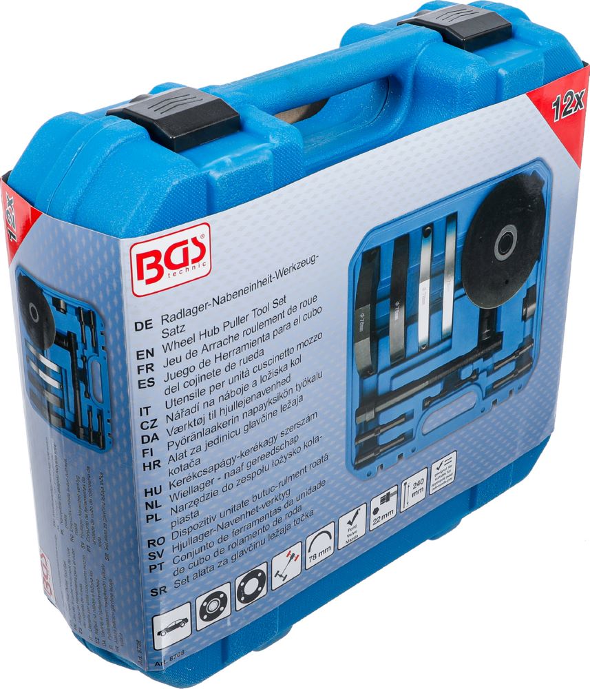 Produktbild BGS Radlager Nabeneinheit Werkzeug Satz für Ford, Volvo, Mazda Durchmesser 78 mm bild 6