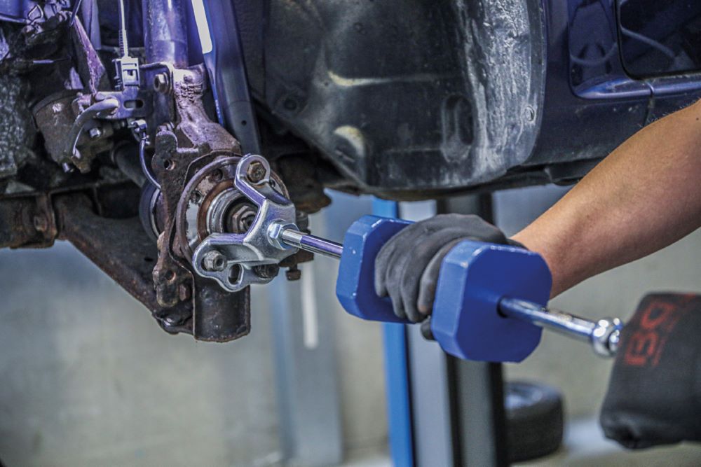 Produktbild BGS Radnaben Abzieher 4- & 5-Loch Lochkreis 100 - 115 mm mit Gleithammer bild 4