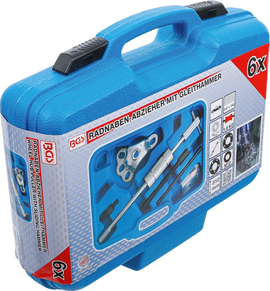 Produktbild BGS Radnaben Abzieher mit Gleithammer 6 teilig bild 6