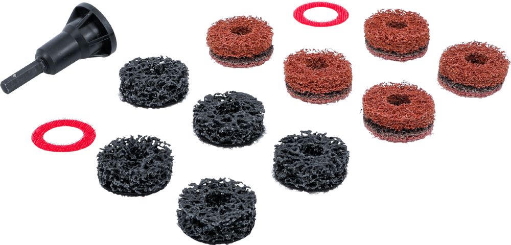 Produktbild BGS Radnabenschleifer Satz für Stehbolzen und Radmutternbolzen 14 teilig bild 2