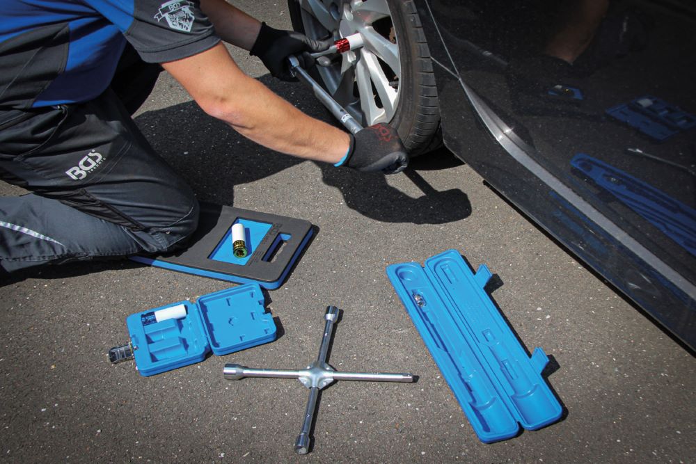 Produktbild BGS Rangier Wagenheber 2,5 tonnen 10 Teilig mit Radwechsel Service-Satz bild 3