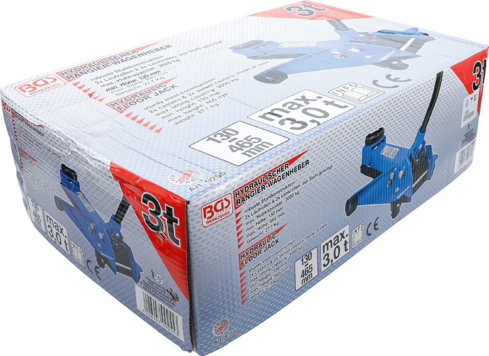Produktbild BGS Rangier Wagenheber hydraulisch 3 tonnen bild 5