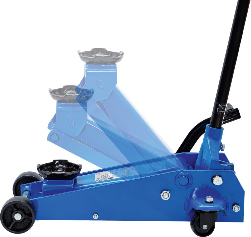 Produktbild BGS Rangier Wagenheber hydraulisch 3 tonnen mit Schnellhubpedal bild 2