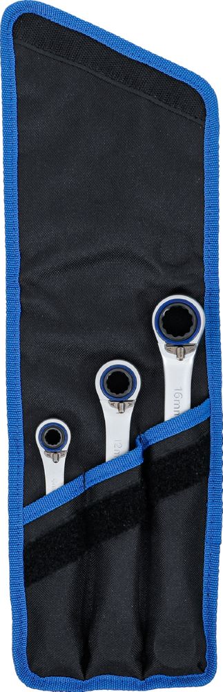 Produktbild BGS Ratschen Ringschlüssel Satz 4-in-1 umschaltbar 3 teilig bild 7