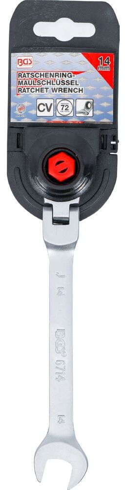 Produktbild BGS Ratschenring Maulschlüssel 14 mm abwinkelbar bild 5