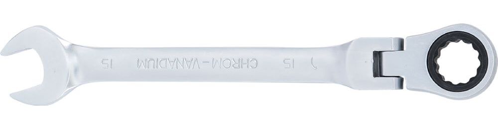 Produktbild BGS Ratschenring Maulschlüssel 15 mm abwinkelbar bild 4