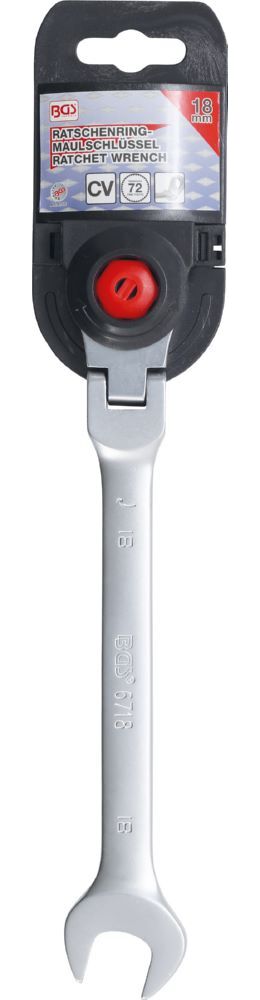 Produktbild BGS Ratschenring Maulschlüssel 18 mm abwinkelbar bild 3