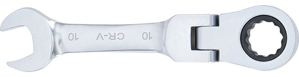 Produktbild BGS Ratschenring Maulschlüssel 10 mm kurz abwinkelbar bild 3