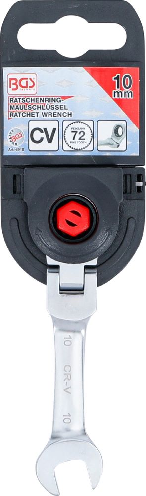 Produktbild BGS Ratschenring Maulschlüssel 10 mm kurz abwinkelbar bild 4