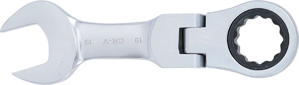 Produktbild BGS Ratschenring Maulschlüssel 19 mm kurz abwinkelbar bild 3