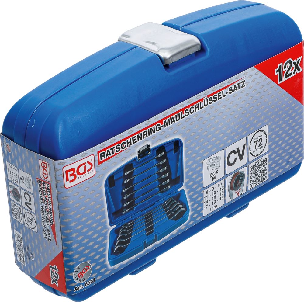 Produktbild BGS Ratschenring Maulschlüssel Satz 8 - 19 mm 12 teilig bild 5