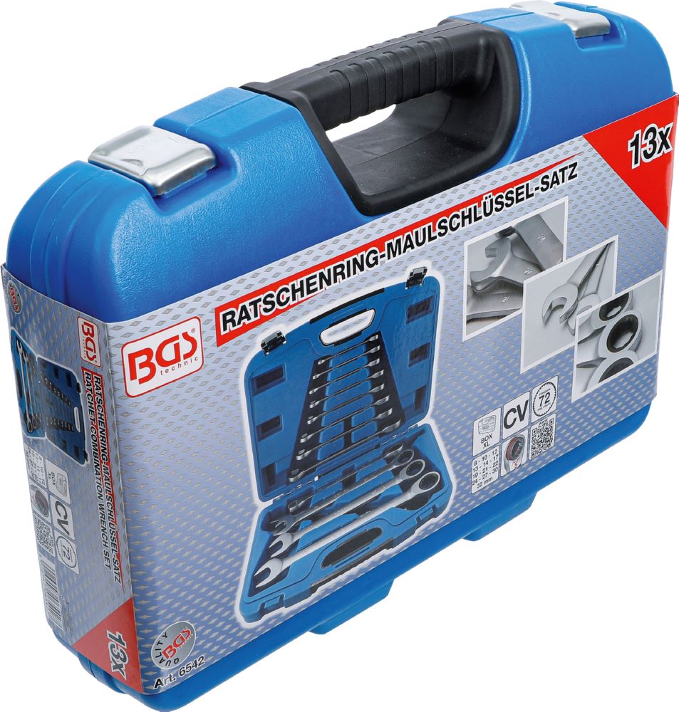 Produktbild BGS Ratschenring Maulschlüssel Satz Schlüsselweite 8 - 32 mm 13 teilig bild 5