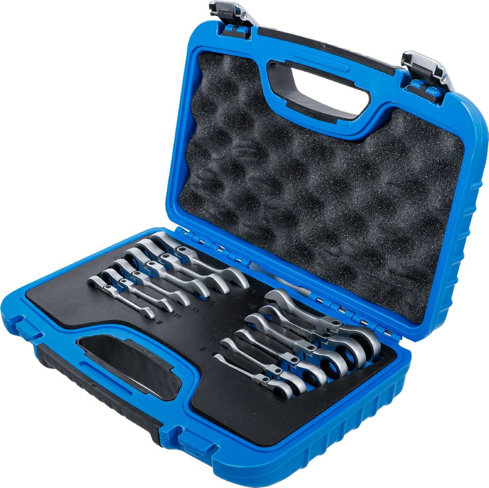 Produktbild BGS Ratschenring Maulschlüssel Satz 8 - 19 mm 12 teilig kurz abwinkelbar bild 4