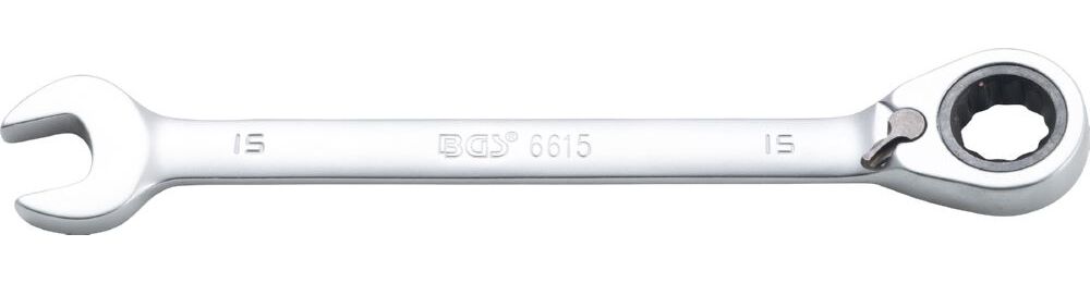 Produktbild BGS Ratschenring Maulschlüssel 15 mm umschaltbar