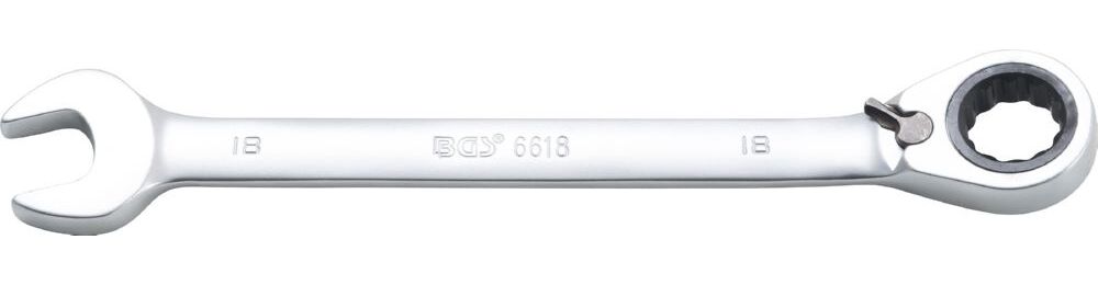 Produktbild BGS Ratschenring Maulschlüssel 18 mm umschaltbar