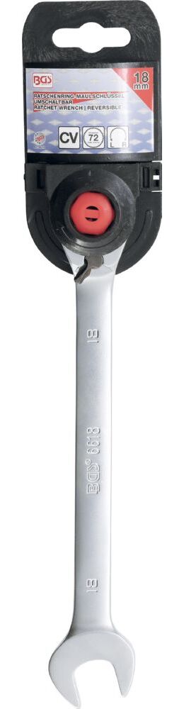 Produktbild BGS Ratschenring Maulschlüssel 18 mm umschaltbar bild 3