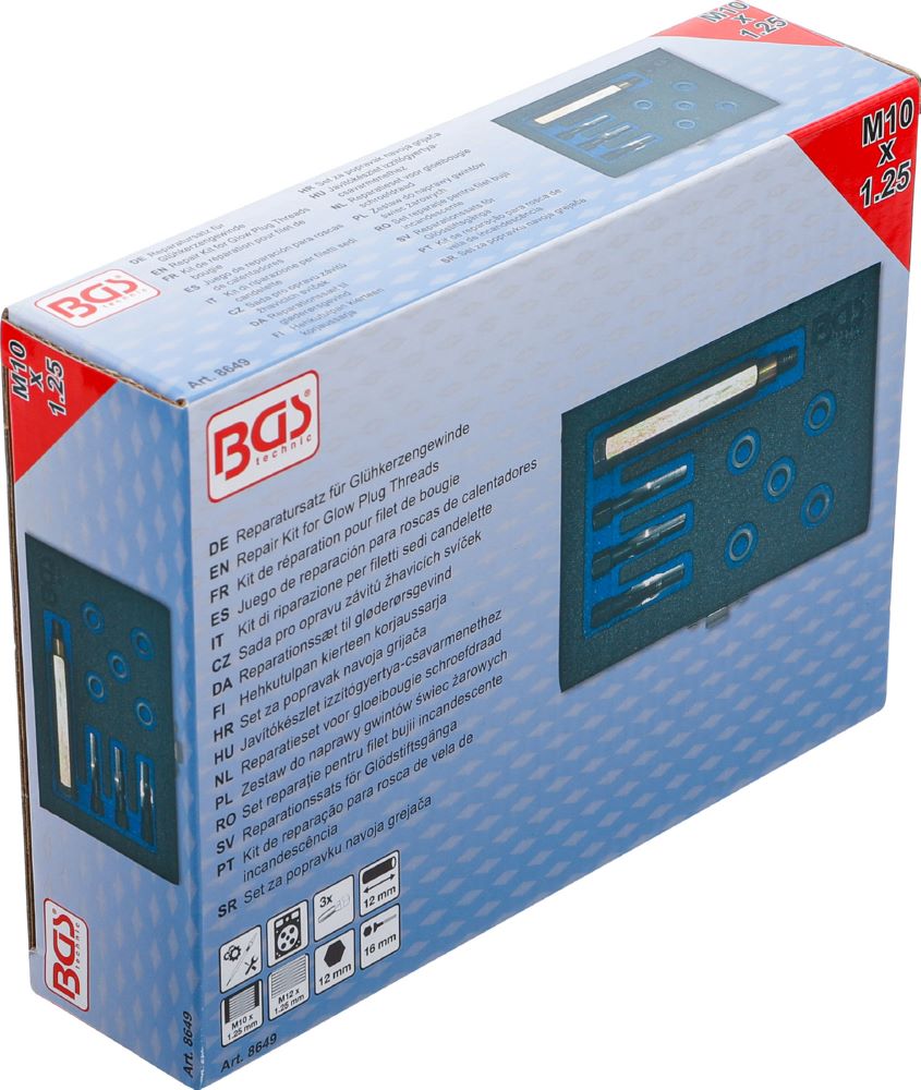 Produktbild BGS Reparatursatz für Glühkerzengewinde M10 x 1.25 bild 6