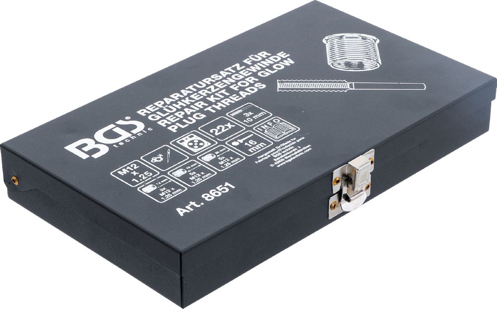 Produktbild BGS Reparatursatz für Glühkerzengewinde M12 x 1.25 bild 5
