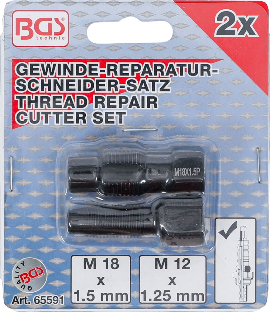 Produktbild Reparaturwerkzeug für Lambdasondengewinde 2 teilig bild 4